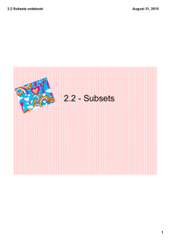 2.2 Subsets.notebook