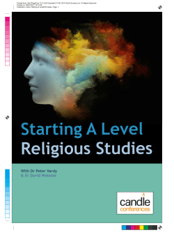 Starting A Level RS Notes