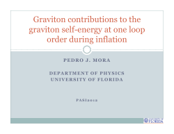 Graviton contributions to the graviton self
