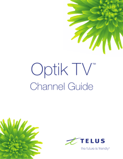 Optik TV - TELUS.com