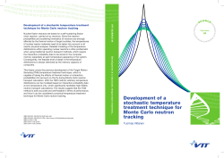 Development of a stochastic temperature treatment technique for