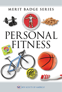 personal fitness - Boy Scouts of America