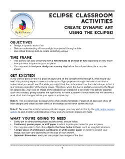 Dynamic Art Activity