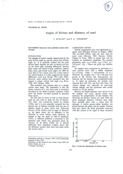 Angles of friction and dilatancy of sand