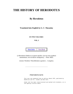 Herodotus Book 1