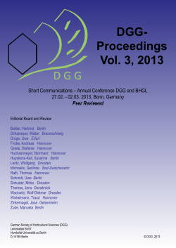 DGG-Proceedings Vol. 2, 2012