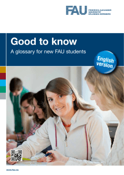 Good to know
