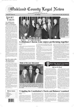 Oakland County Legal News