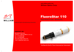 William Optics FLT-110 Manual