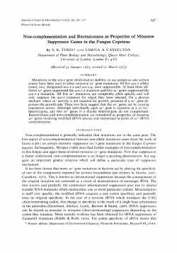 Non-complementation and Recessiveness as