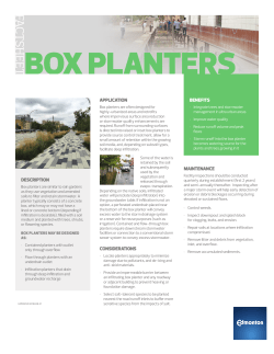 LID - Box Planters Factsheet
