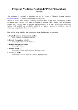 worksheet - People of Medieval Scotland
