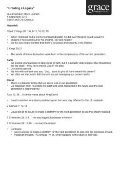 Creating a Legacy - Grace Vineyard Church