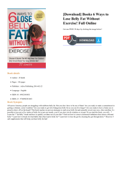Books 6 Ways to Lose Belly Fat Without Exercise!