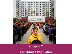 Chapter 7 The Human Population