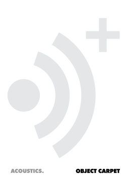 acoustics. - Object Carpet