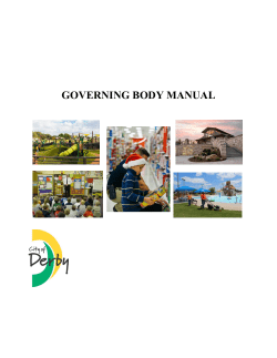 GOVERNING BODY HANDBOOK