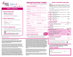 registration form - Susan G Komen® Quad Cities