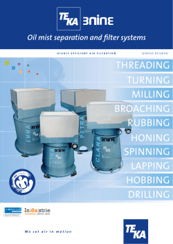 Oil mist separation and filter systems