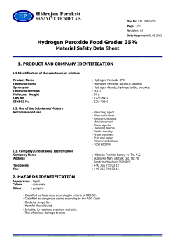 Hidrojen Peroksit A.Ş.