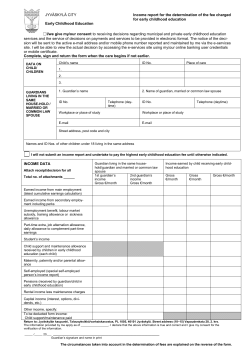 JYV&Auml;SKYL&Auml; CITY Income report for the determination of the fee