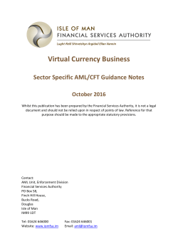 Virtual Currency Businesses
