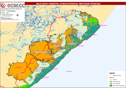0 10 20 5 Kilometers WILD COAST, FORESTRY, CITRUS