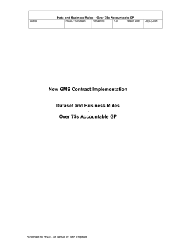 Over 75s Accountable GP ES_v4.0