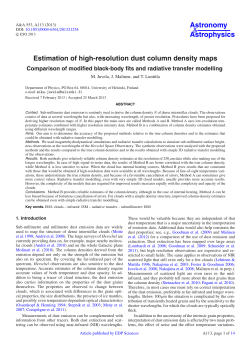 Estimation of high-resolution dust column density maps