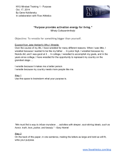 Purpose provides activation energy for living.