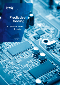 Predictive Coding - A Low Nerd Factor