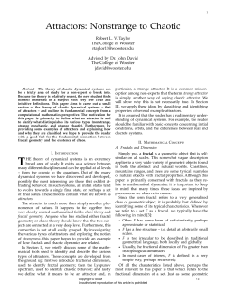 Attractors: Nonstrange to Chaotic