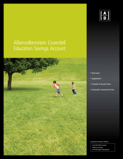 AllianceBernstein Coverdell Education Savings Account