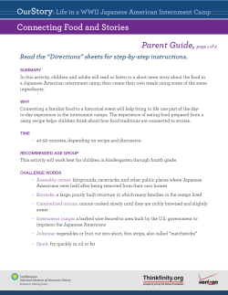 Connecting Food and Stories Parent Guide, page 1 of 2