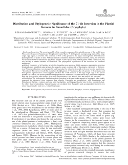 Distribution and Phylogenetic Significance of the 71