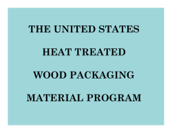the united states heat treated wood packaging materials system