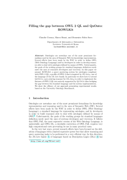 Filling the gap between OWL 2 QL and QuOnto: ROWLKit