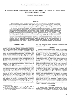 7. geochemistry and mineralogy of sediments
