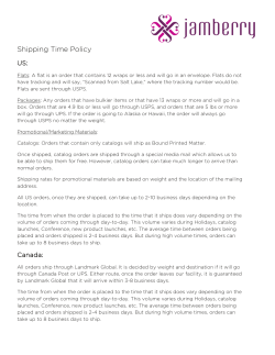 Shipping Policy