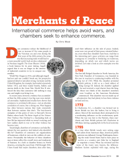 Merchants of Peace - Association of Chamber of Commerce