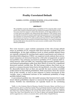 Frailty Correlated Default