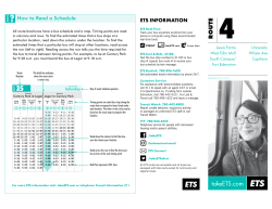Route 4 - City of Edmonton