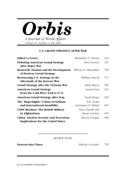 American Grand Strategy after Iraq