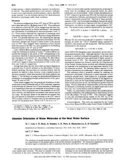 Absolute Orientation of Water Molecules at the Neat Water Surface
