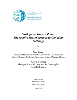 Earthquake Hazard Zones