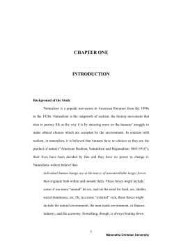 chapter one introduction