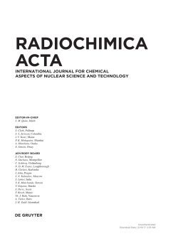 radiochimica acta