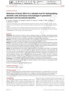 Detection of factor XIII-A is a valuable tool for distinguishing