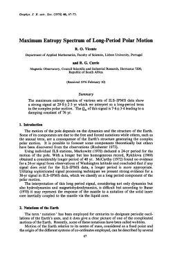 Maximum Entropy Spectrum of Long