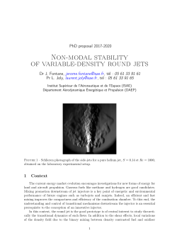 Non-modal stability of variable-density round jets - ISAE